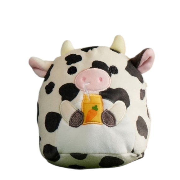 Squishmallows Black and White Stuffed Cow 5" Colin - Picture 1 of 7
